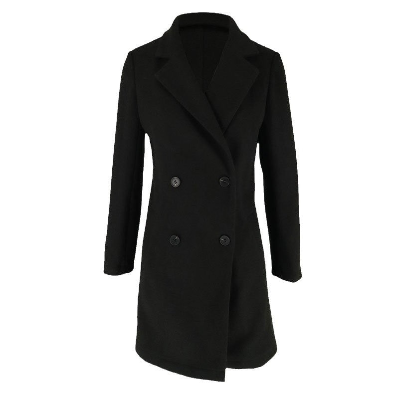 Manteau Trench Femme à Col Tailleur – Coupe Slim Élégante