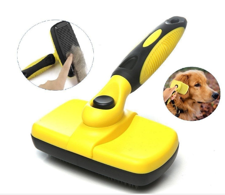 Brosse Auto-Nettoyante pour Chiens & Chats – Démêlage Efficace & Entretien Facile