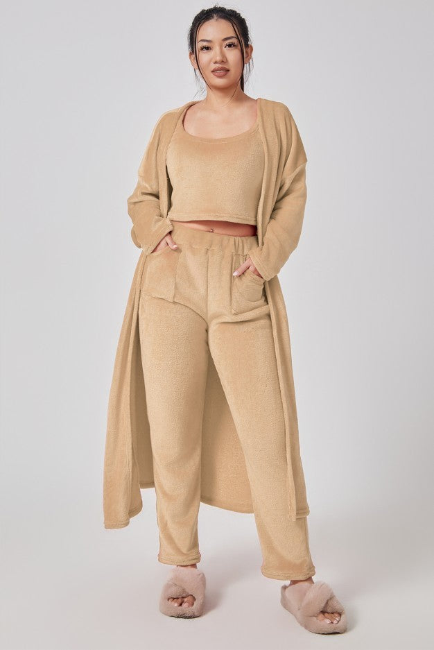 Ensemble Pyjama 3 Pièces Femme – Hiver Douillet