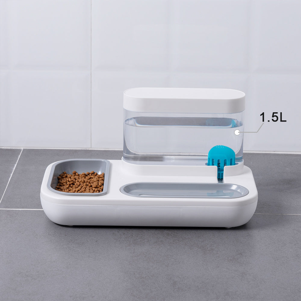 Fontaine & Gamelle Automatique – Capacité 1,5 L pour Chats & Chiens