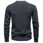 Pull Homme Col Rond Uni – Élégance et Confort