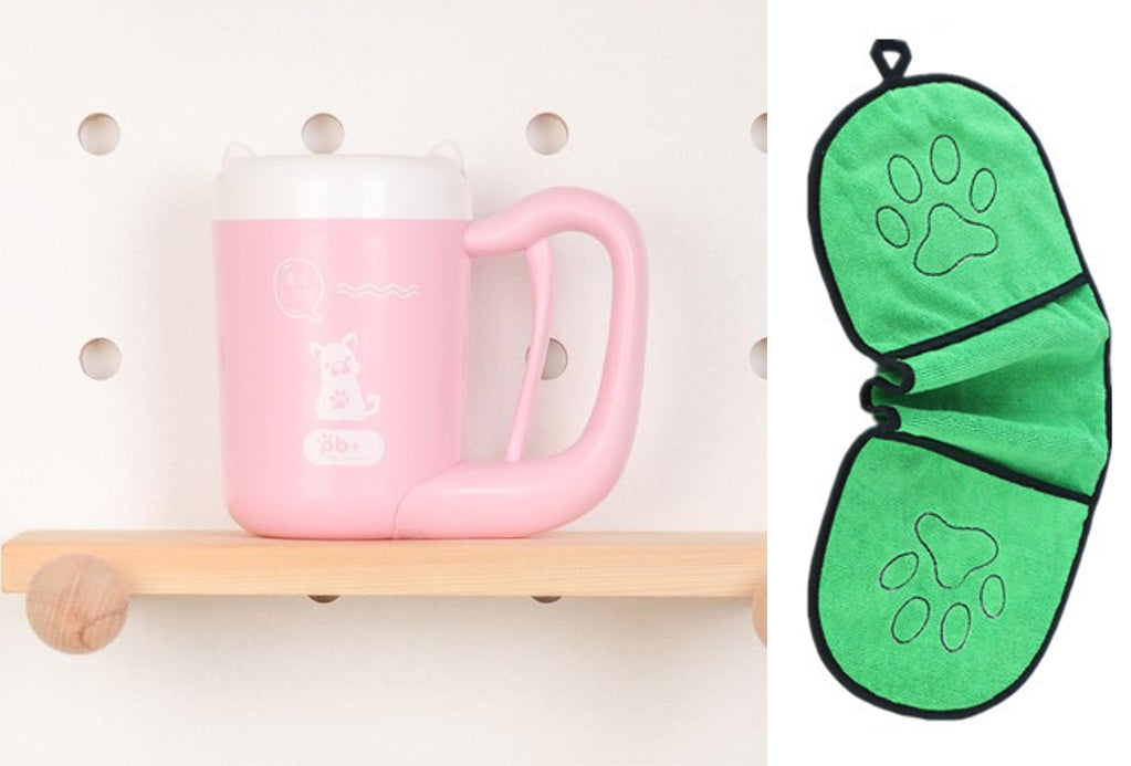 Brosse de Nettoyage pour Pattes de Chien et Chat en Silicone – Entretien Facile & Efficace