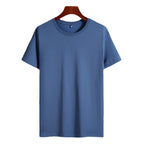 T-shirt Coton Couleur Unie Homme – Col Rond & Coupe Classique