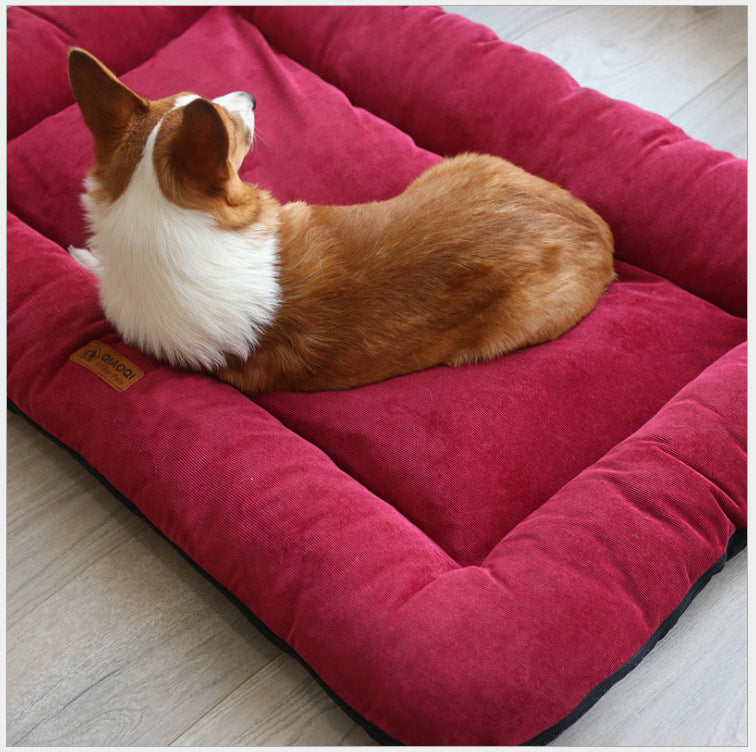 Tapis de Sol en Coton Amovible & Lavable – Confort Quotidien pour Animaux