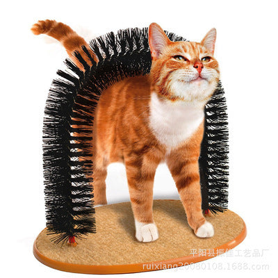 Jouet de Massage pour Chat – Brosse à Gratter & Nettoyage du Pelage