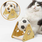 Grattoir Vertical en Bois pour Chat