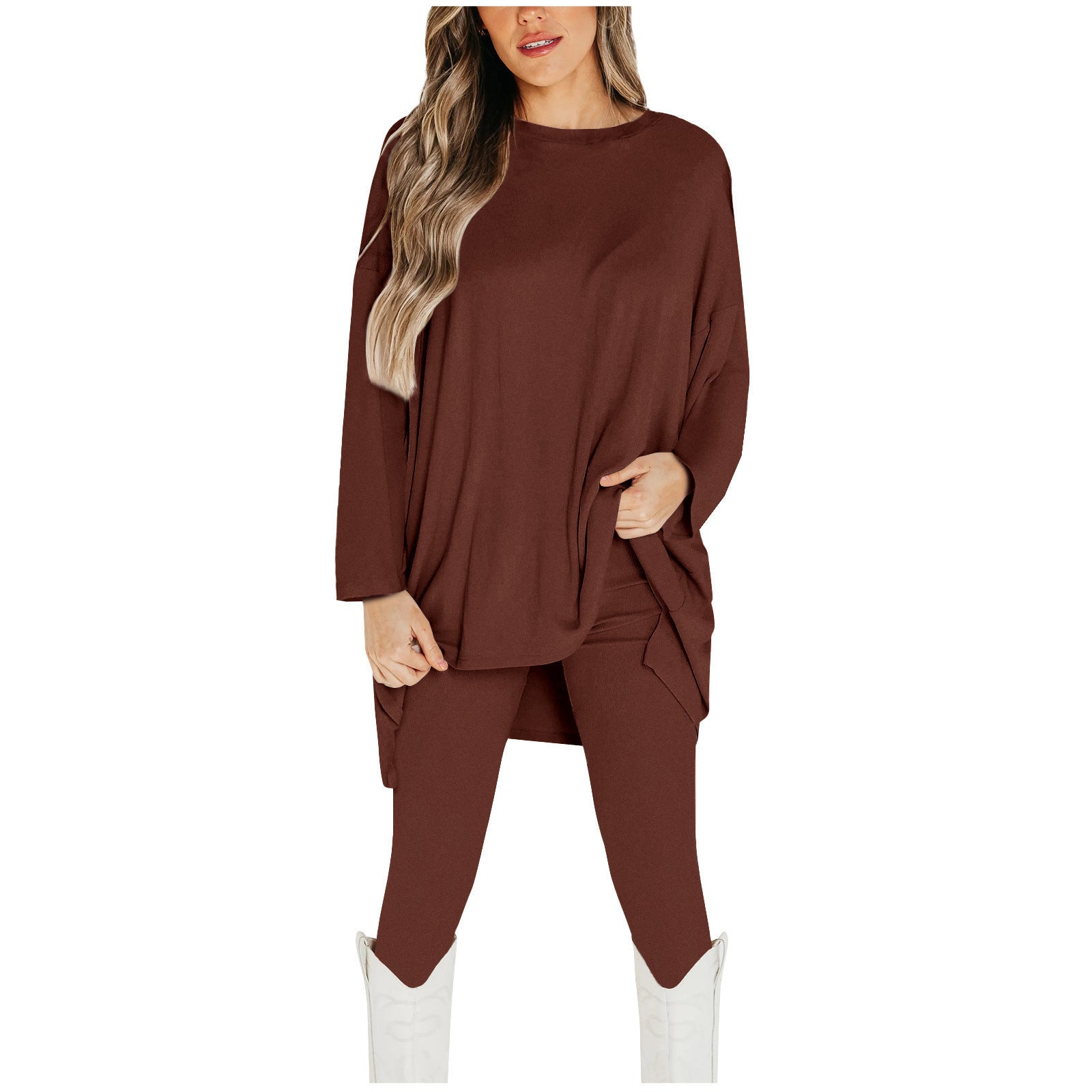 Ensemble tricoté féminin "Fresh Sweet" – Polyester décontracté