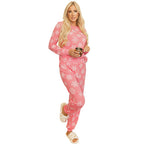 Pyjama de Noël Femme – Imprimé Flocons de Neige
