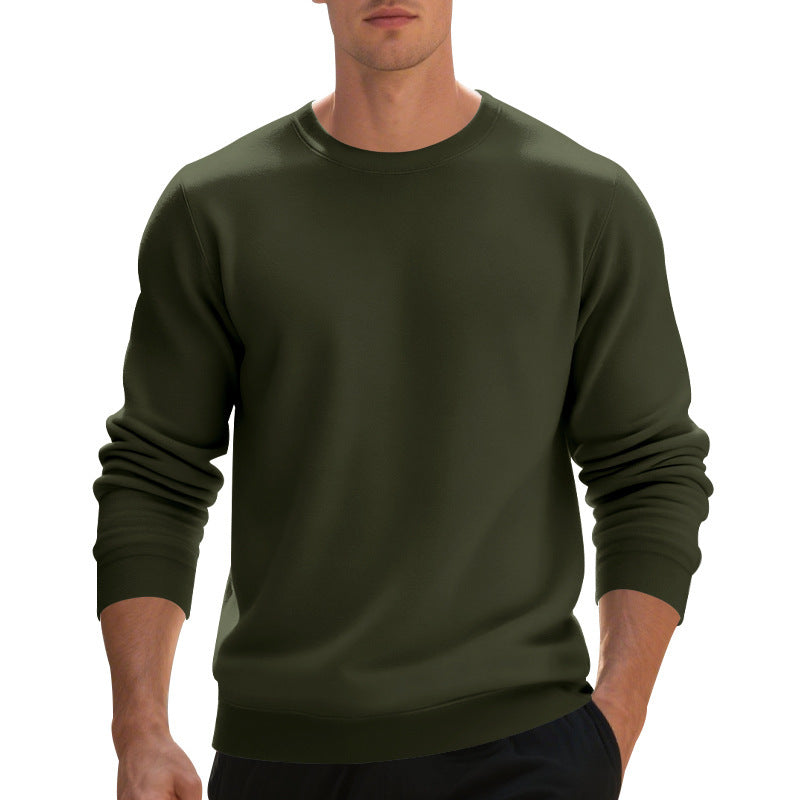 Sweatshirt en Molleton Homme – Col Rond & Coupe Décontractée