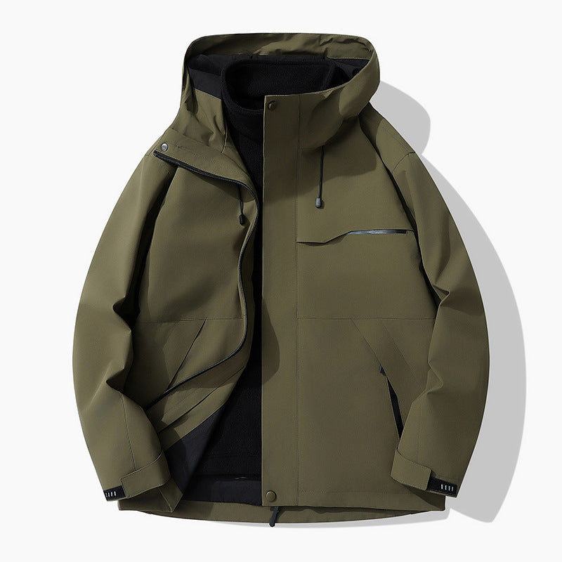 Manteau Coton Imperméable Homme – Coupe-vent & Résistant aux Intempéries