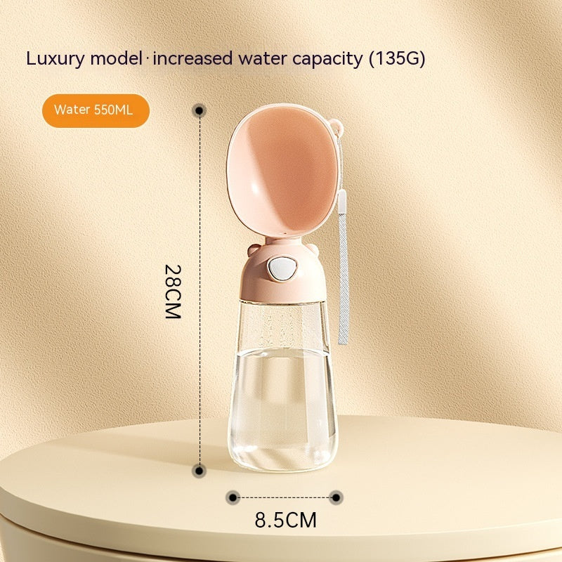 Bouteille d'Eau Portable pour Chien avec Bol Intégré