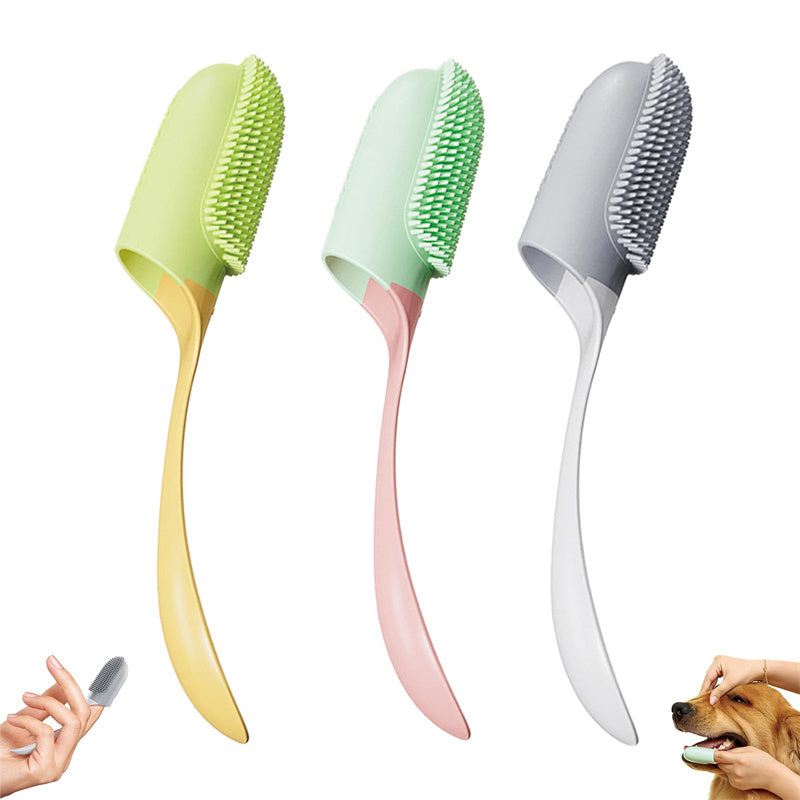 Brosse à Dents en Silicone pour Chiens & Chats – Soins Dentaires Doux & Efficaces