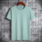 T-shirt Coton Couleur Unie Homme – Col Rond & Coupe Classique