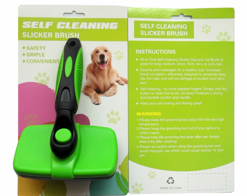 Brosse Auto-Nettoyante pour Chiens & Chats – Démêlage Efficace & Entretien Facile
