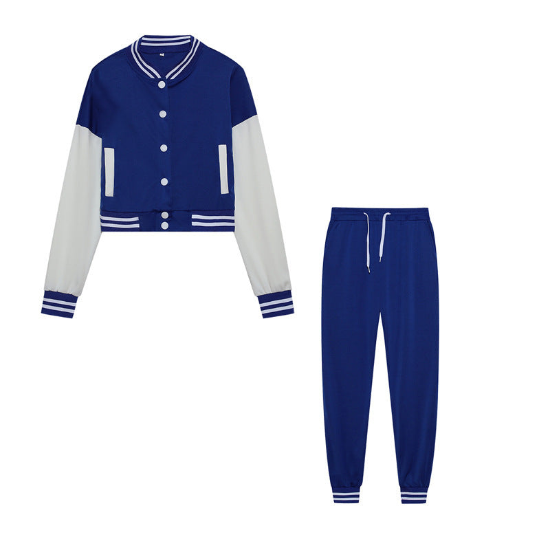 Ensemble Baseball Femme – Veste à Coupe Unique & Pantalon Assorti