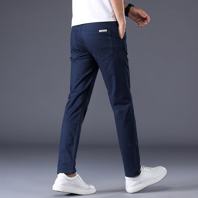 Pantalon Homme Coupe Droite Style Coréen – Élégance Décontractée