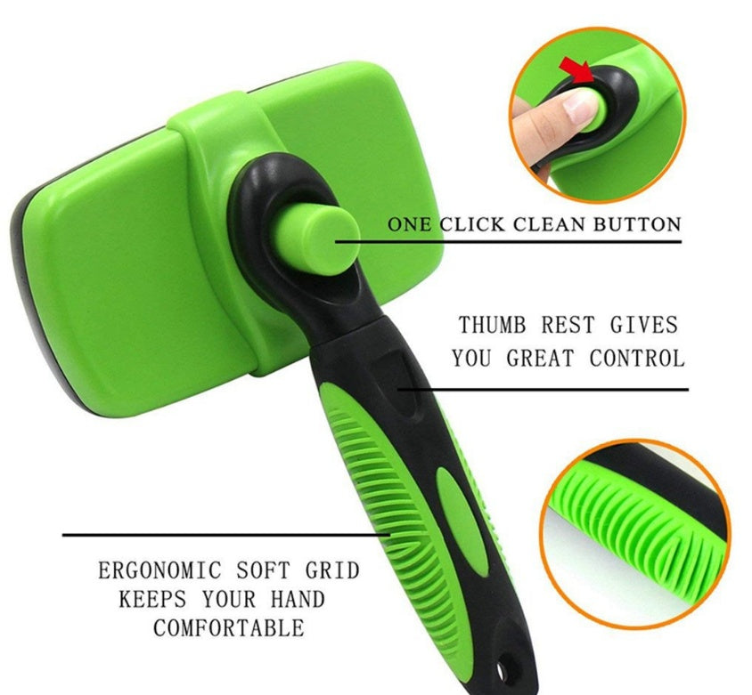 Brosse Auto-Nettoyante pour Chiens & Chats – Démêlage Efficace & Entretien Facile