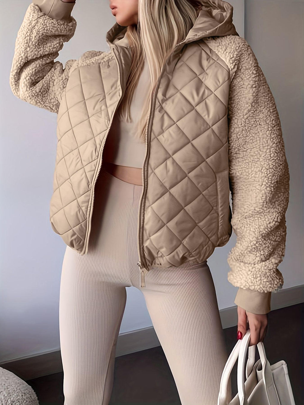 Cardigan Zippé à Manches Longues pour Femme – Élégance et Confort