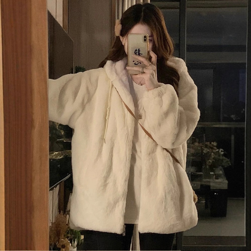 Manteau en Laine d'Agneau pour Femmes – Élégance et Confort