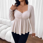 Top « Elegant Style Slim Fit – Coupe Ajustée & Effet Amincissant