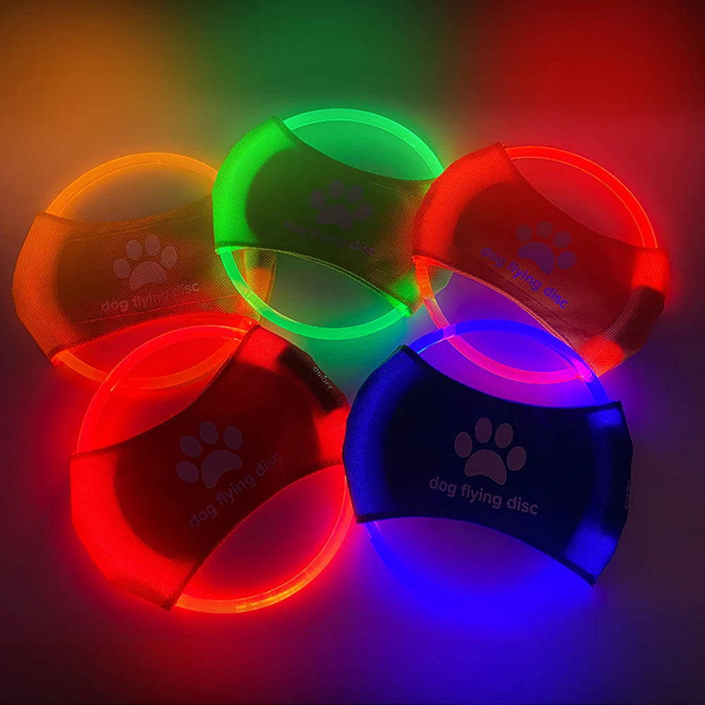 Disque Volant Lumineux pour Chien