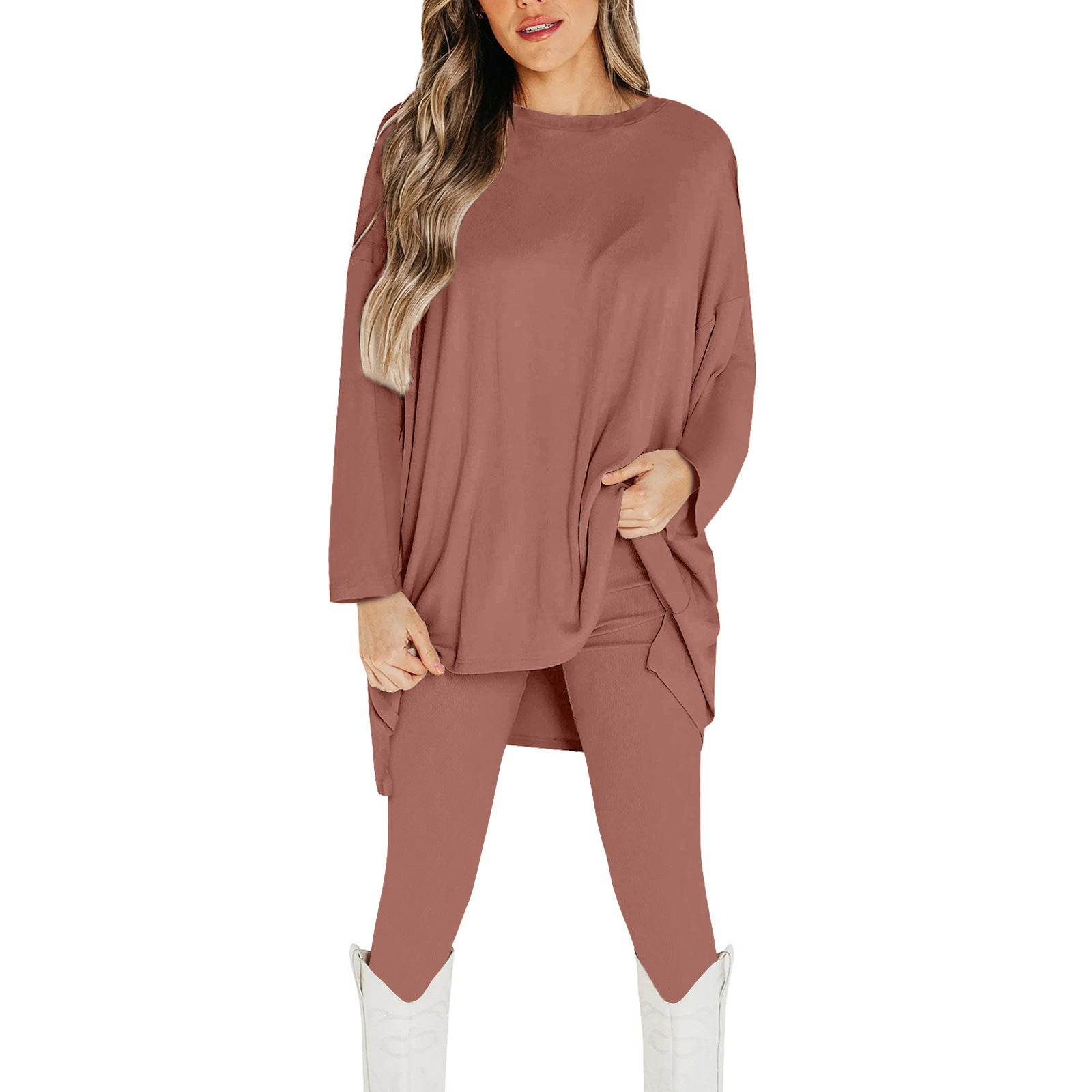 Ensemble tricoté féminin "Fresh Sweet" – Polyester décontracté