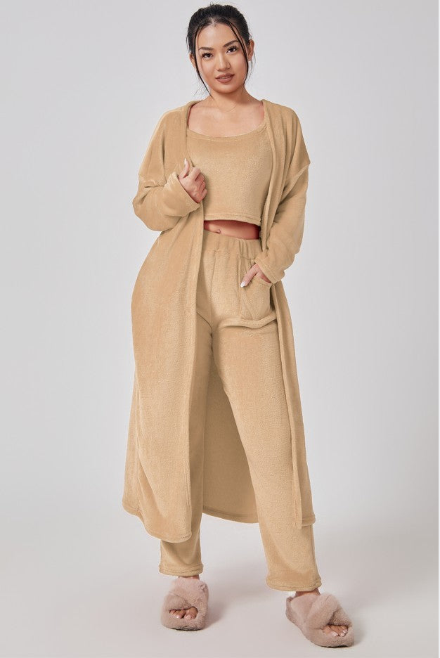 Ensemble Pyjama 3 Pièces Femme – Hiver Douillet