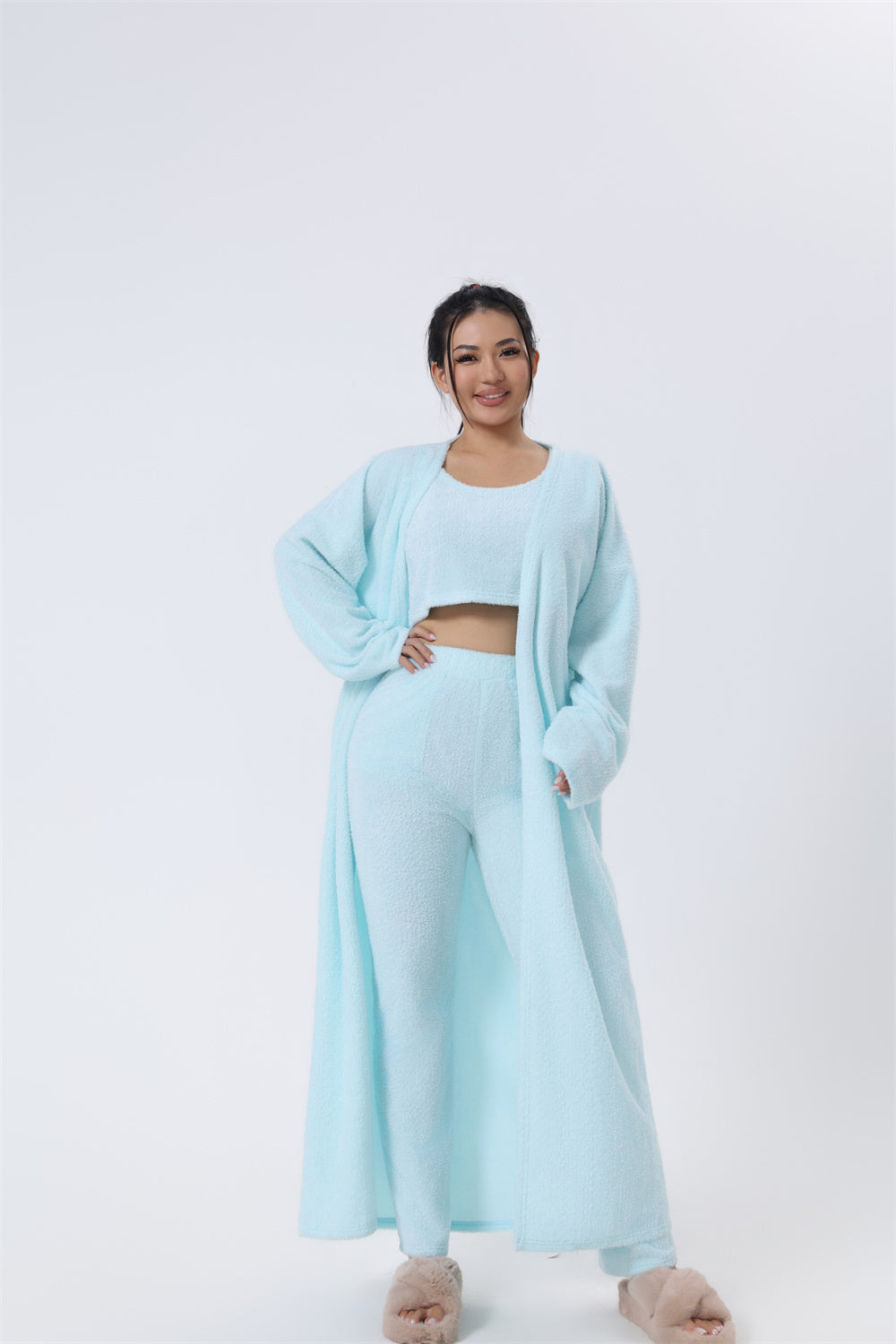 Ensemble Pyjama 3 Pièces Femme – Hiver Douillet