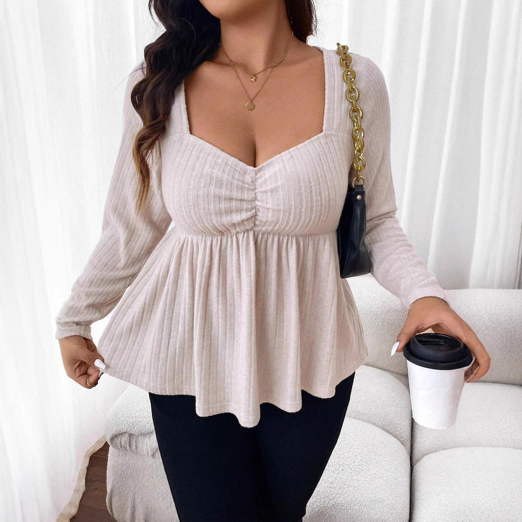 Top « Elegant Style Slim Fit – Coupe Ajustée & Effet Amincissant