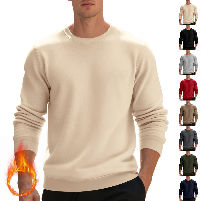 Sweatshirt en Molleton Homme – Col Rond & Coupe Décontractée