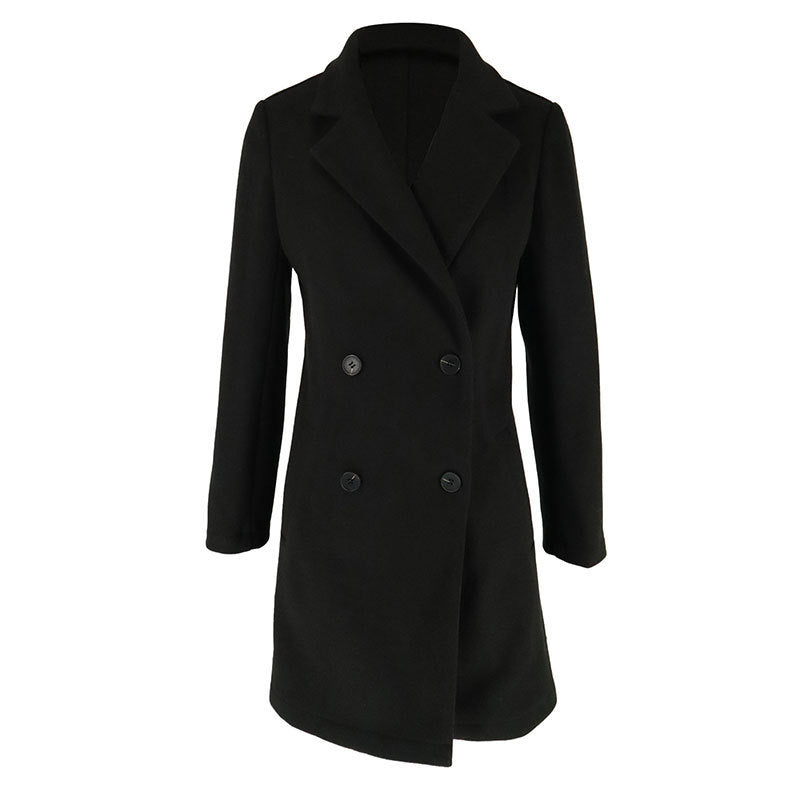 Manteau Trench Femme à Col Tailleur – Coupe Slim Élégante