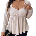 Top « Elegant Style Slim Fit – Coupe Ajustée & Effet Amincissant