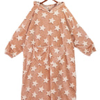 Chemise de Nuit Femme en Flanelle à Capuche – Confort & Chaleur Hiver ( Grande Taille )